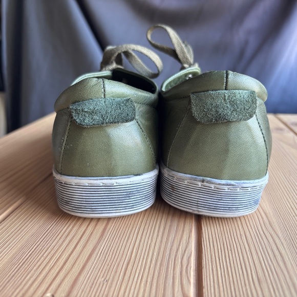 Andrea Conti Leather Lace Up Sneakers Size 38 - Picture 5 of 6